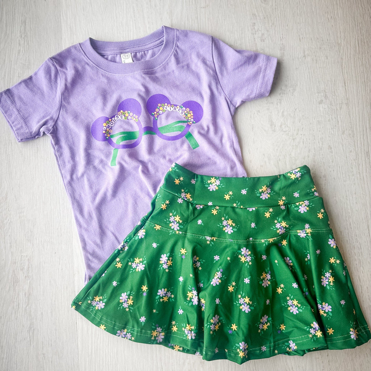 Bon Temps Boutique Mardi Gras Mouse Vibes Tee - Little Miss Muffin Children & Home