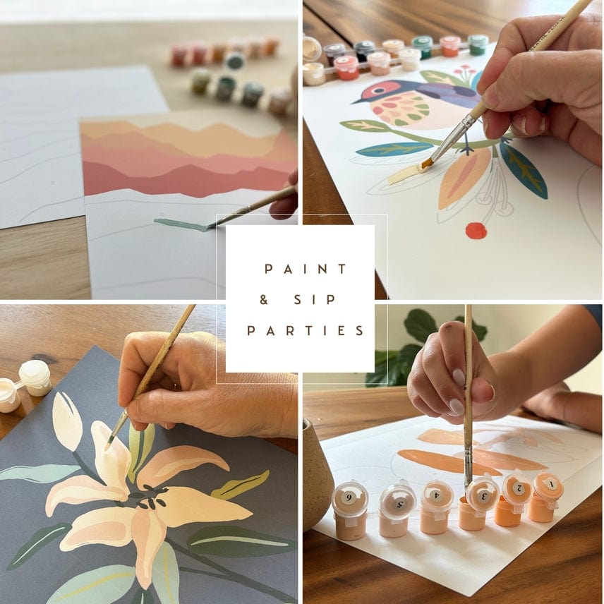 Breathe People Breathe People Vintage Butterflies Meditative Art Paint By Number Kit - Little Miss Muffin Children & Home