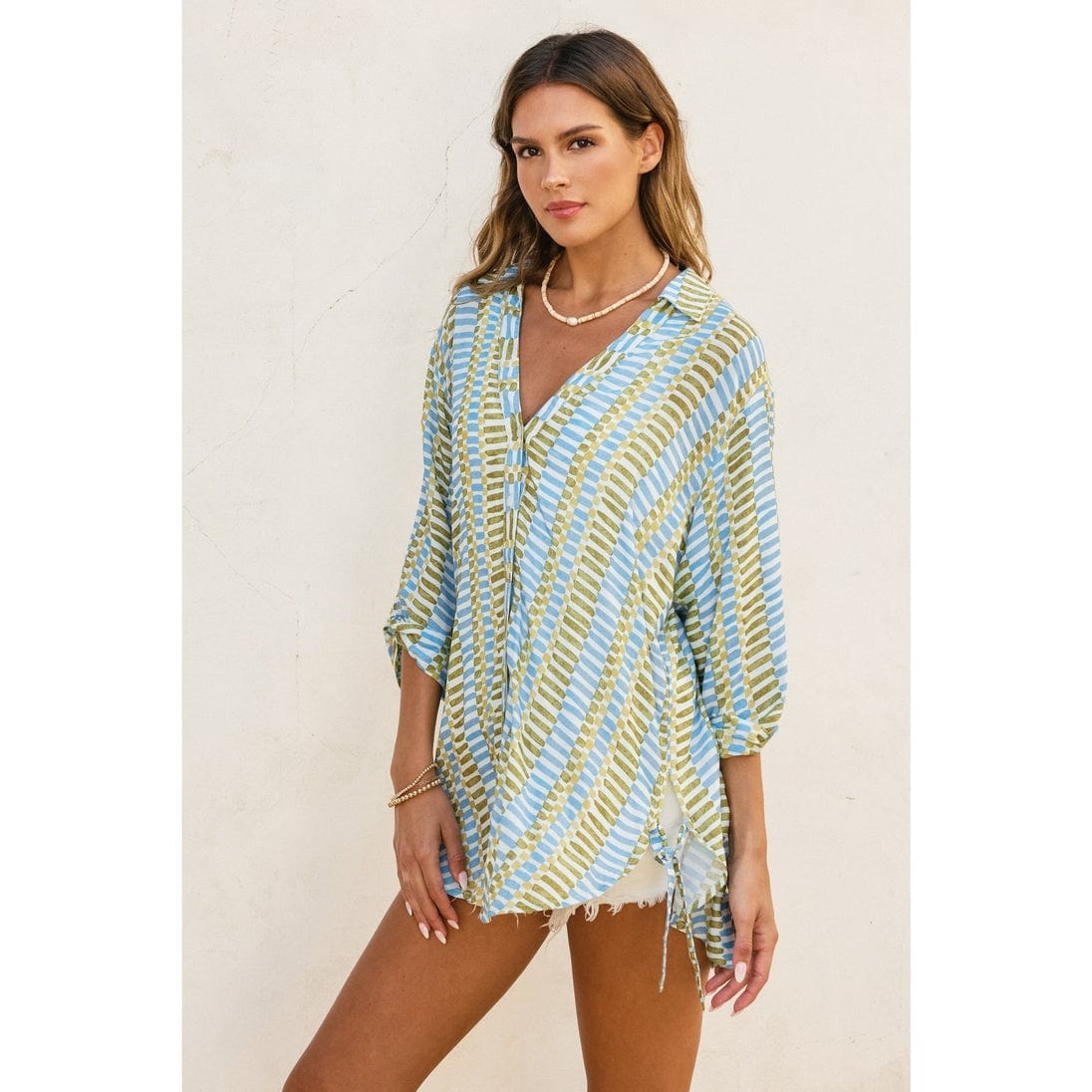 Dress Forum Morning Pages Tie Detail Tunic Shirt - Little Miss Muffin Children & Home