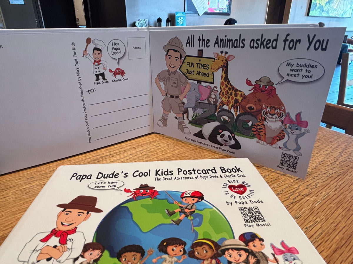 Papa Dude Postcard Book