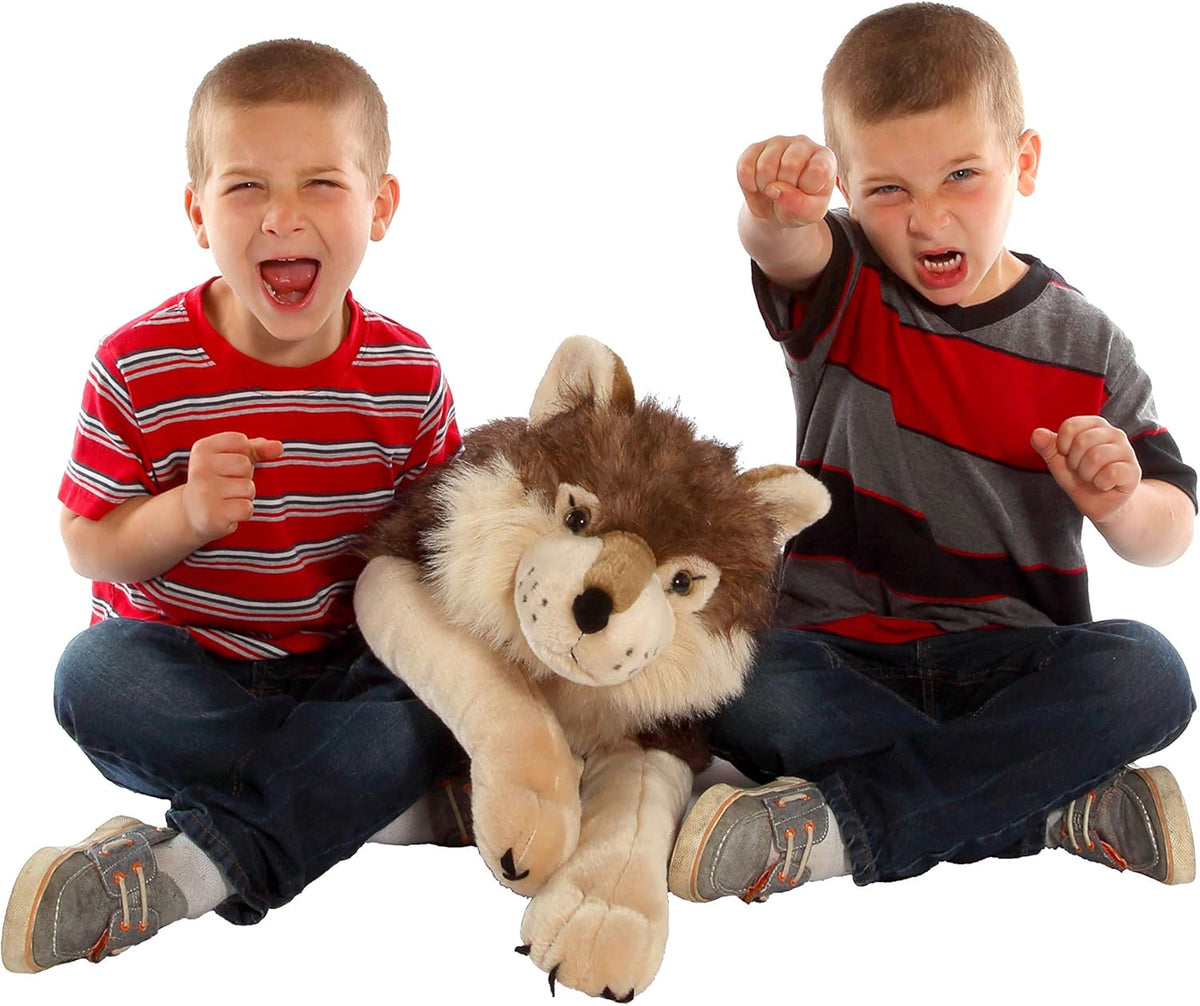 Wild Republic Cuddlekins Jumbo Wolf - Little Miss Muffin Children & Home
