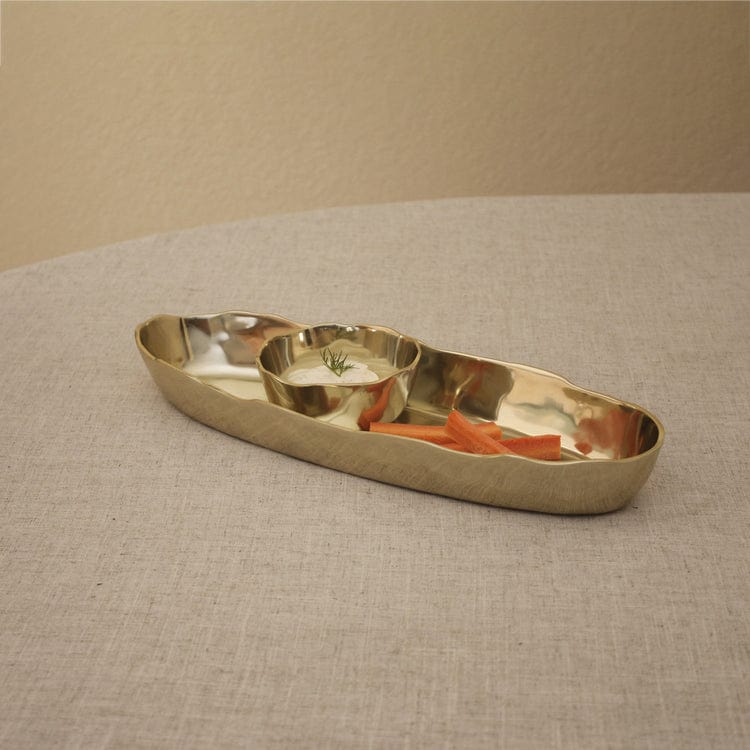 Beatriz Ball Beatriz Ball Sierra Modern Brooklyn Deep Oval Chip & Dip - Little Miss Muffin Children & Home