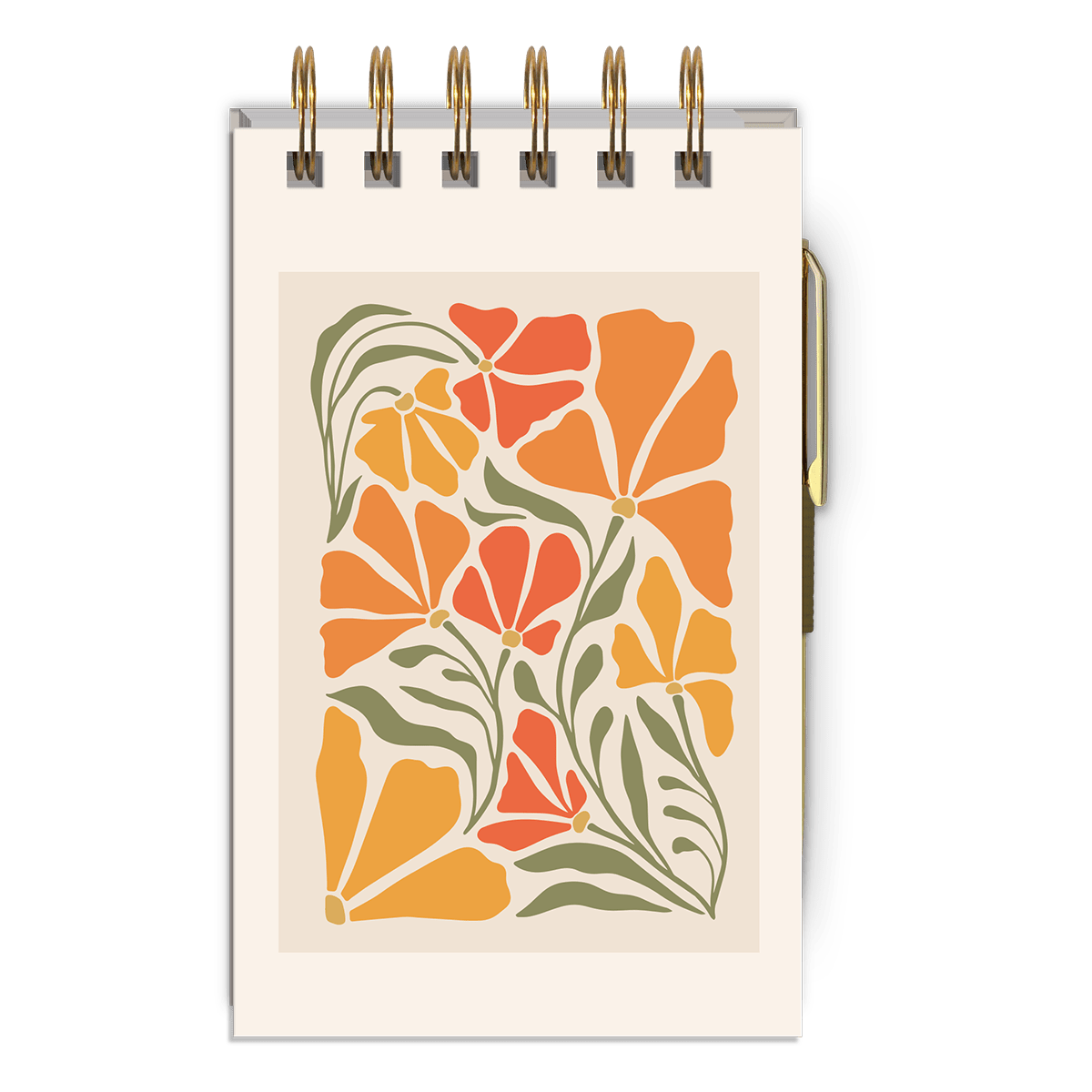 Lady Jayne Lady Jayne Spiral Notepad with Pen Flower Market Poppy - Little Miss Muffin Children & Home