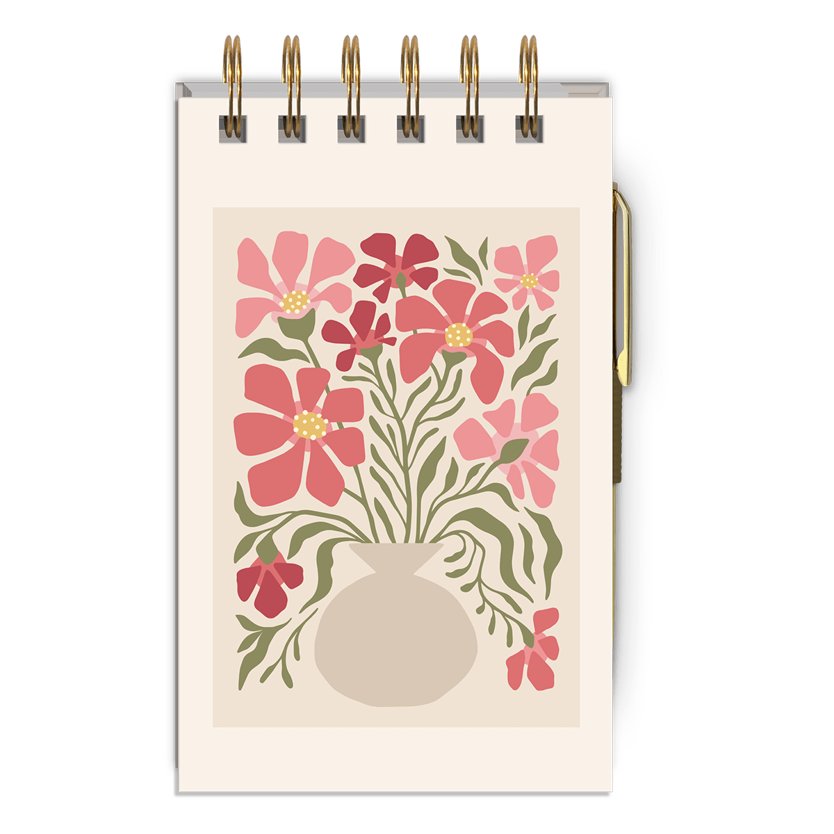 Lady Jayne Lady Jayne Spiral Notepad with Pen Flower Market Camellia - Little Miss Muffin Children & Home