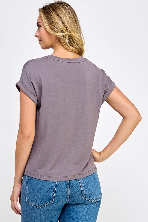 Ellison Ellison V-Neck Tee - Little Miss Muffin Children & Home