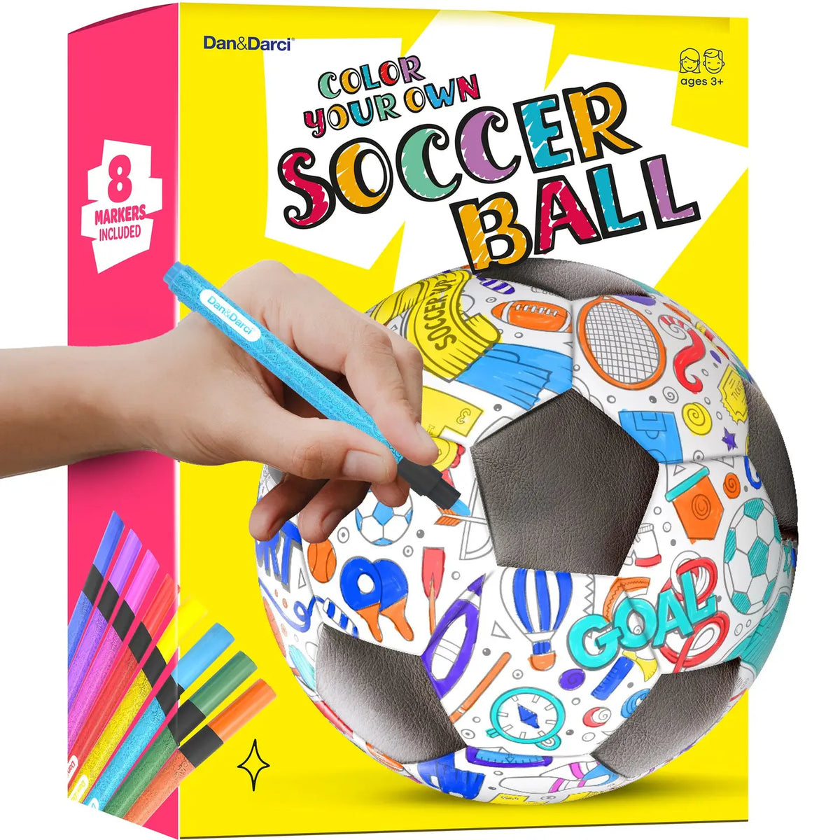 Soccer Ball Coloring Kit