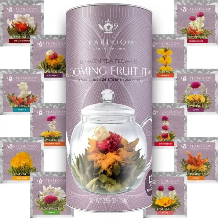 Fruit Blooming Teas, 12 Unique Flower