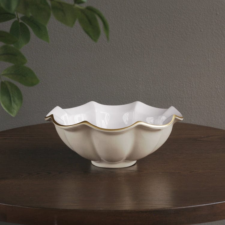 Beatriz Ball Encanto Devon Medium Bowl, Cream & White - Little Miss Muffin Children & Home