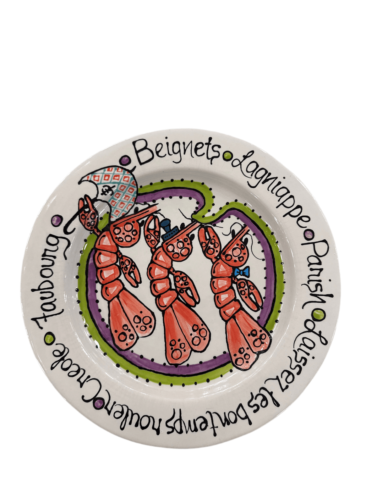 Jan Salzer Art Jan Salzer Shrimp Double Sided Bowl - Little Miss Muffin Children & Home