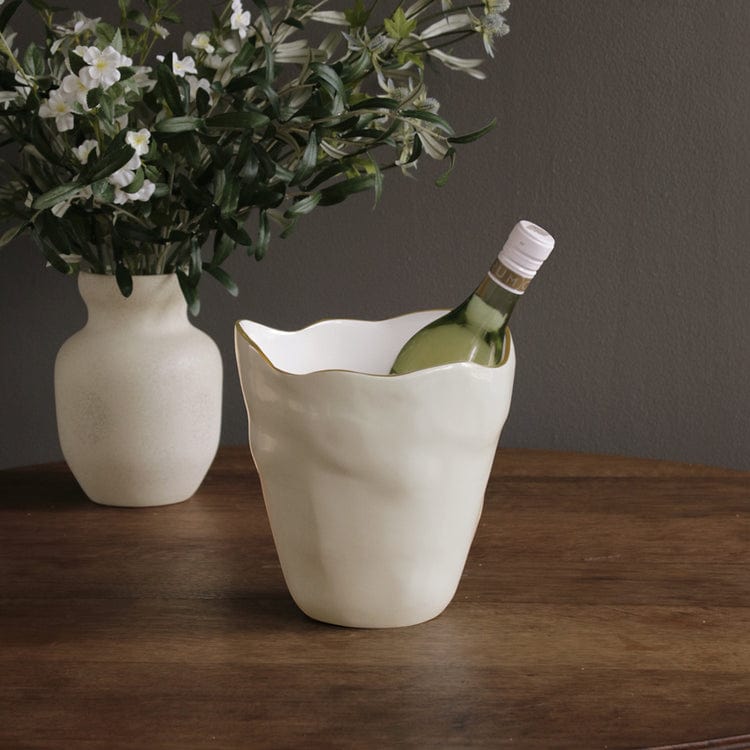 Beatriz Ball Encanto Soho Large Ice Bucket, Cream & White - Little Miss Muffin Children & Home
