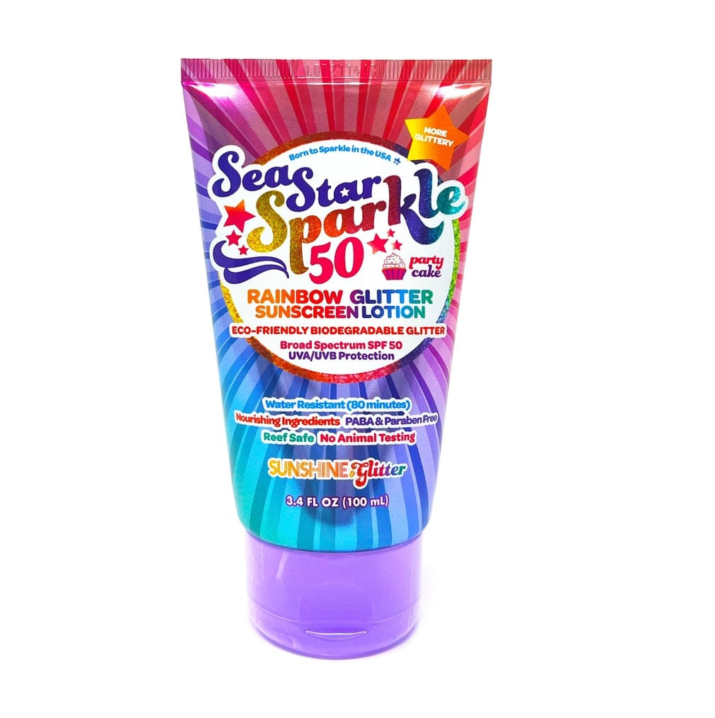 Sunshine & Glitter Sunshine & Glitter Sea Star Sparkle Spf 50+ Sun Lotion - Little Miss Muffin Children & Home