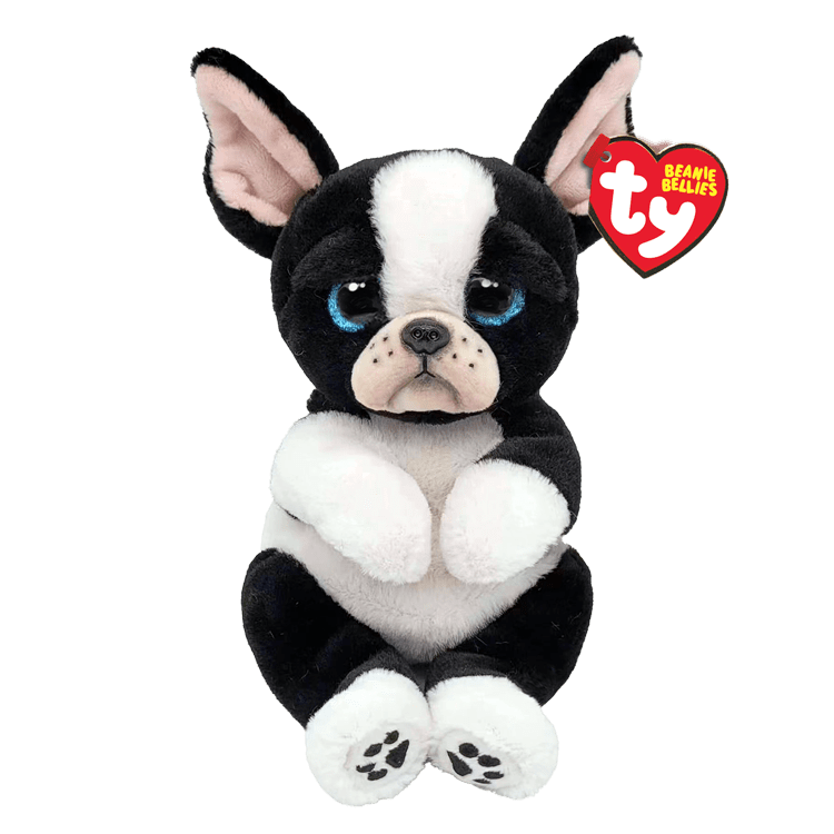 Ty Inc Ty Inc Beanie Belly Tink the Black & White Boston Terrier Dog 6" Plush - Little Miss Muffin Children & Home
