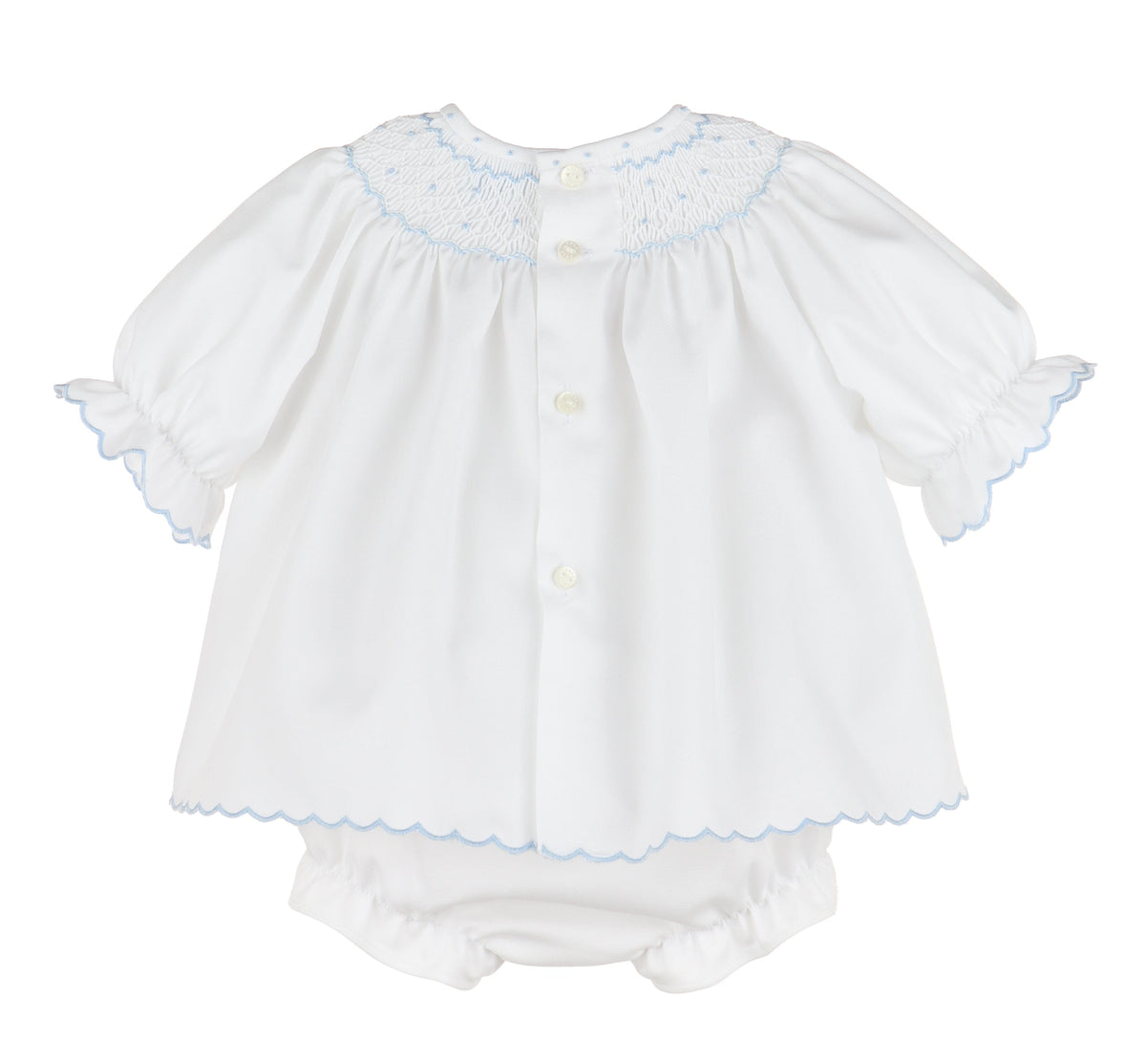 Casero & Associates Casero & Associates Classic Embro. Feston Bishop, Blue - Little Miss Muffin Children & Home
