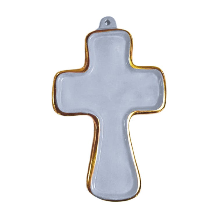 Beatriz Ball Beatriz Ball Encanto Athens Cross Ornament in Periwinkle - Little Miss Muffin Children & Home