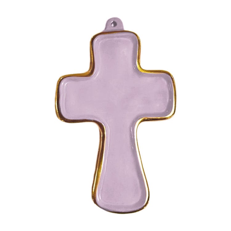Beatriz Ball Beatriz Ball Encanto Athens Cross Ornament, Lilac - Little Miss Muffin Children & Home