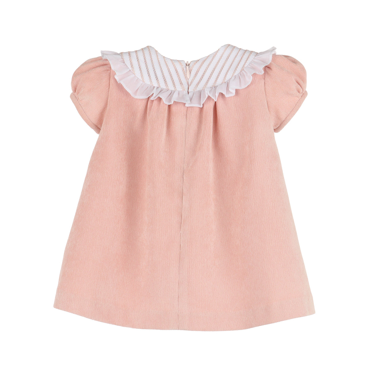 Casero & Associates Casero & Associates Floral Randall Bib Dress, Rose - Little Miss Muffin Children & Home