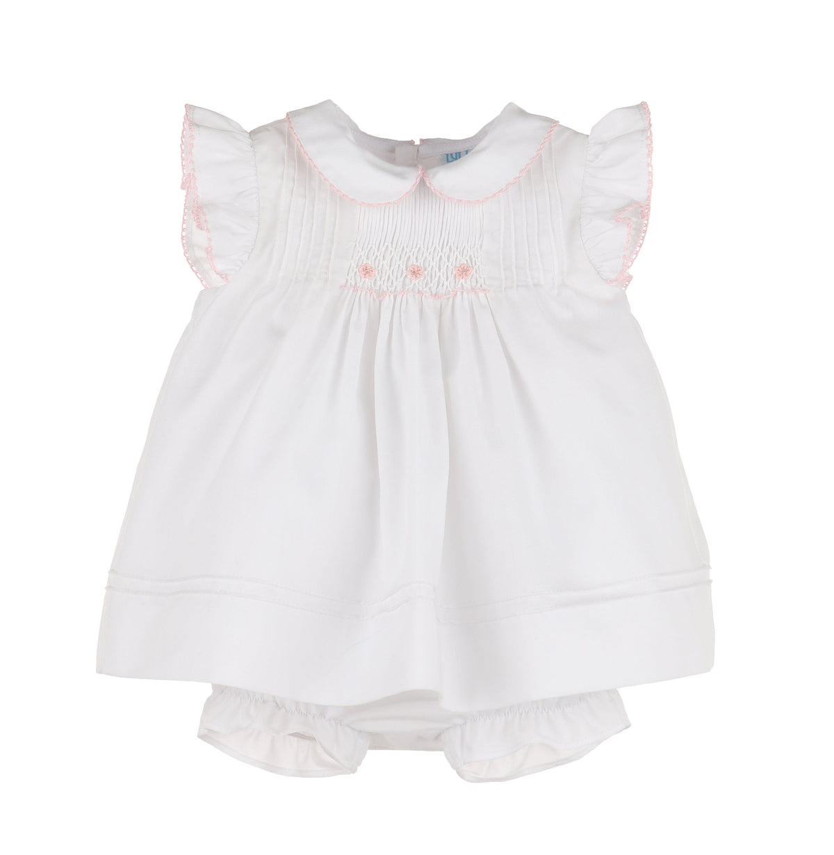 Casero & Associates Casero & Associates Sweet April Smock Dress, Pink - Little Miss Muffin Children & Home