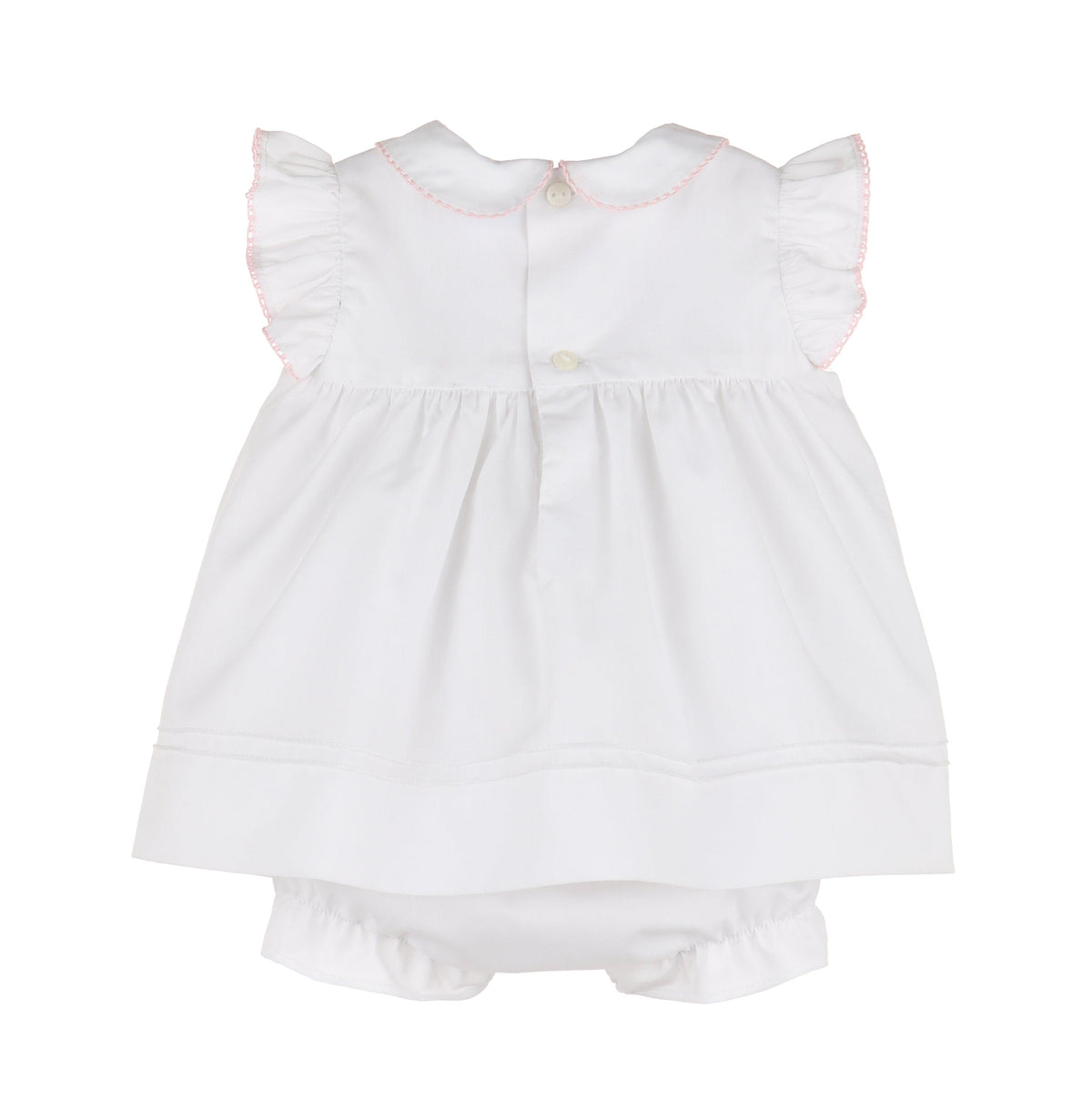 Casero & Associates Casero & Associates Sweet April Smock Dress, Pink - Little Miss Muffin Children & Home