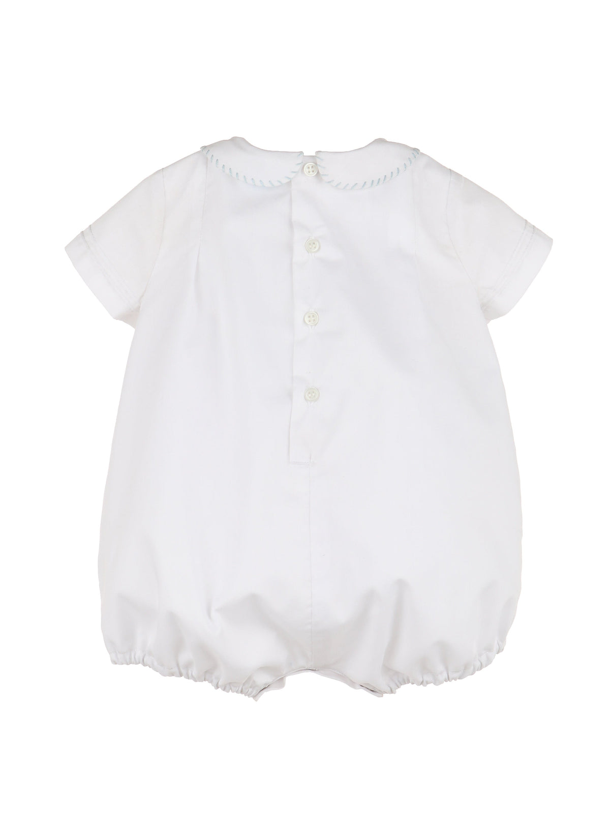 Casero & Associates Casero & Associates Sweet Smock Boy Bubble, Blue - Little Miss Muffin Children & Home