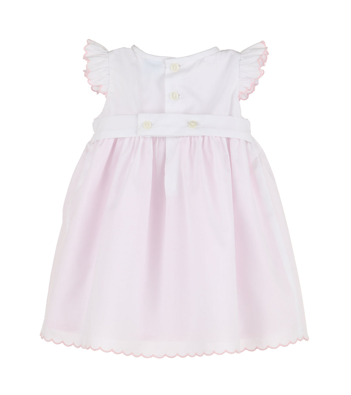 Casero & Associates Casero & Associates Embroidery Randall Dress, Pink - Little Miss Muffin Children & Home