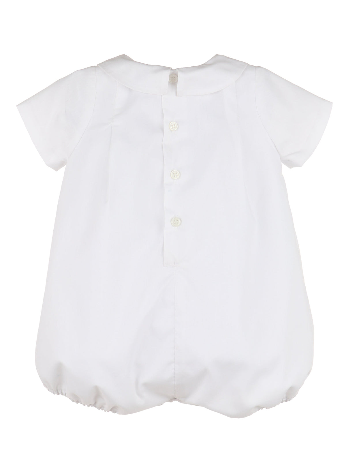 Casero & Associates Casero & Associates Embroidery Randall Boy Bubble, White - Little Miss Muffin Children & Home