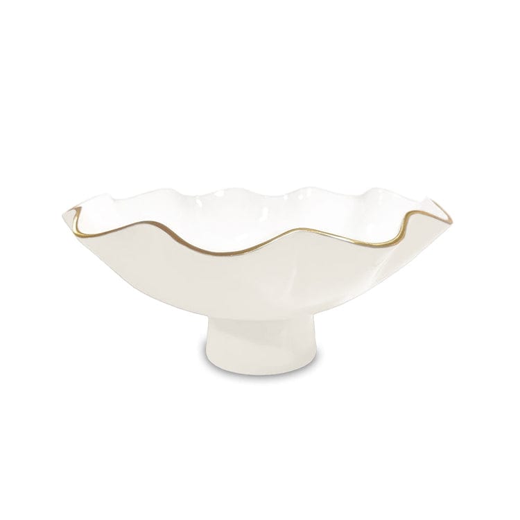 Beatriz Ball Encanto Carola Small Pedestal, Cream & White - Little Miss Muffin Children & Home