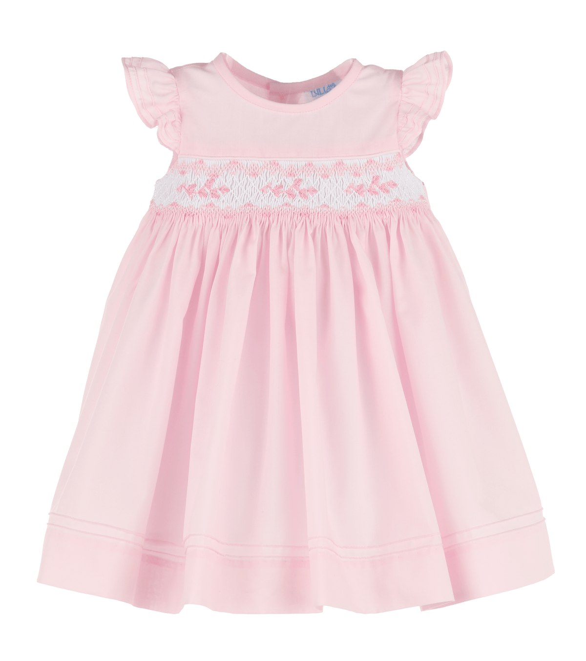 Casero & Associates Casero & Associates Color Combo Smock Dress, Pink - Little Miss Muffin Children & Home