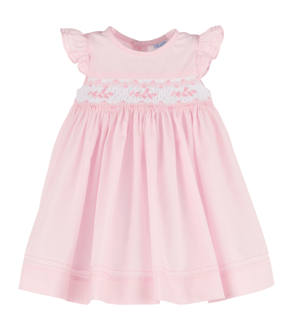 Casero & Associates Casero & Associates Color Combo Smock Dress, Pink - Little Miss Muffin Children & Home
