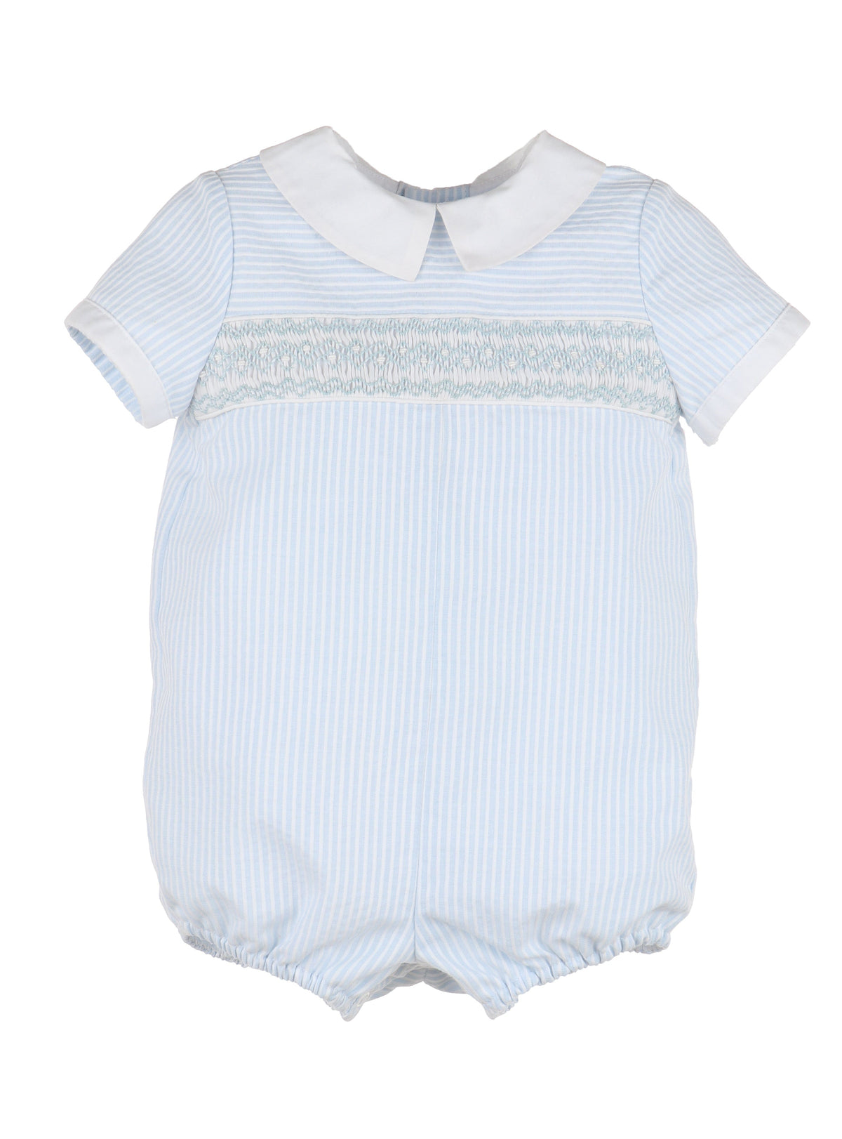 Casero & Associates Casero & Associates Stripes Combo Boy Bubble, Blue - Little Miss Muffin Children & Home