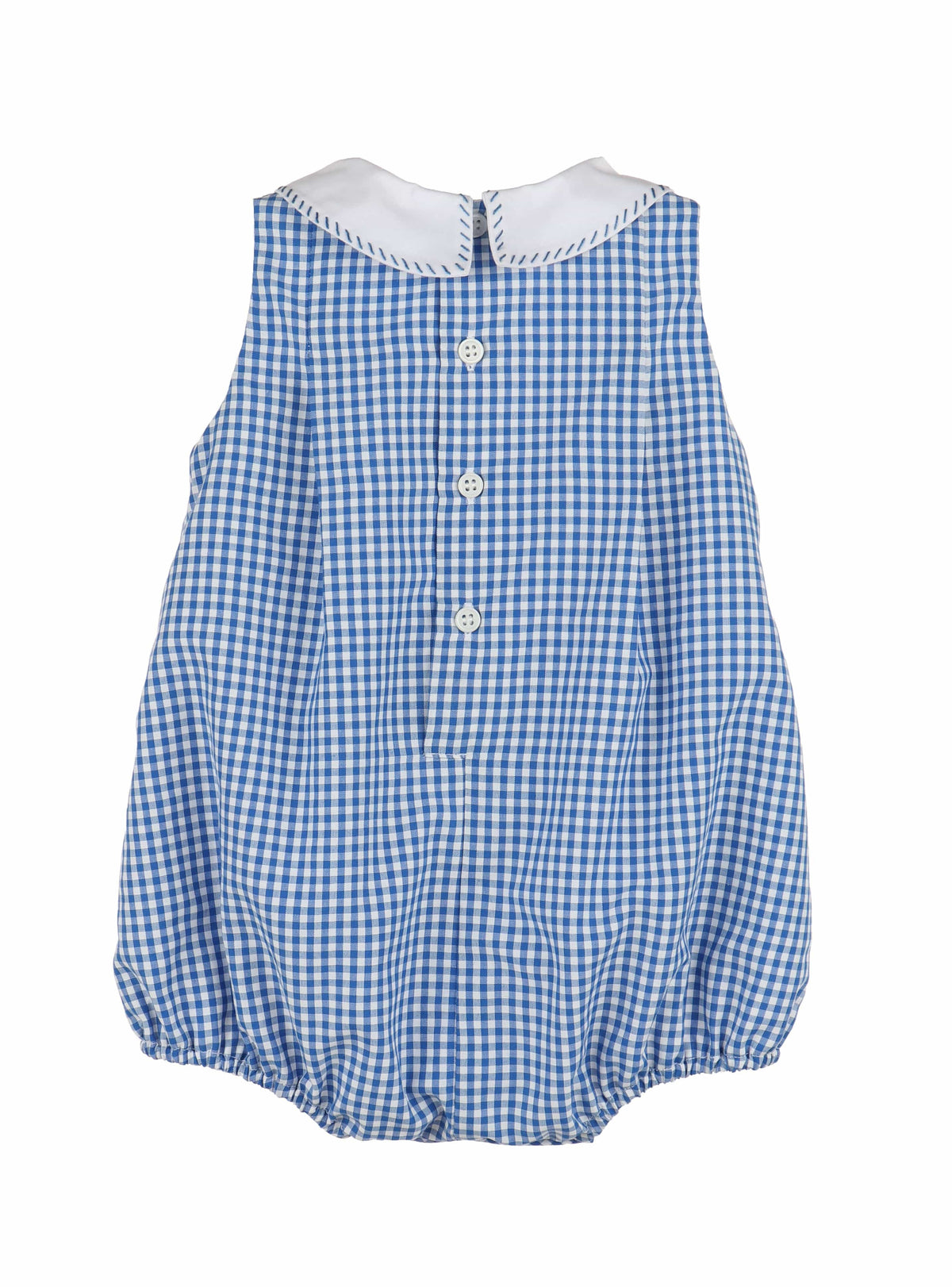 Casero & Associates Casero & Associates Check Tabs Boy Bubble, Navy - Little Miss Muffin Children & Home