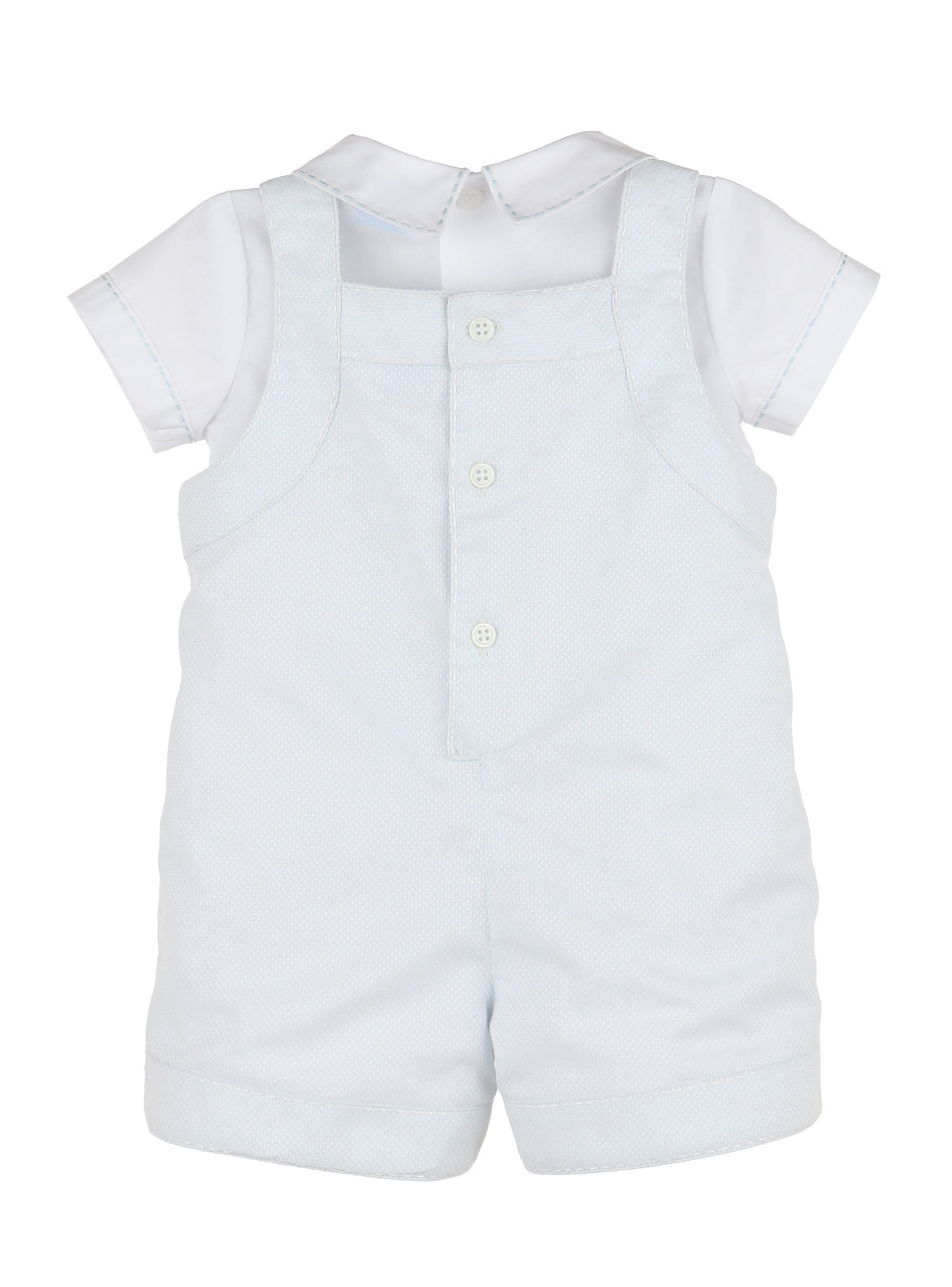 Casero & Associates Casero & Associates Duotone Romper Set, Blue - Little Miss Muffin Children & Home