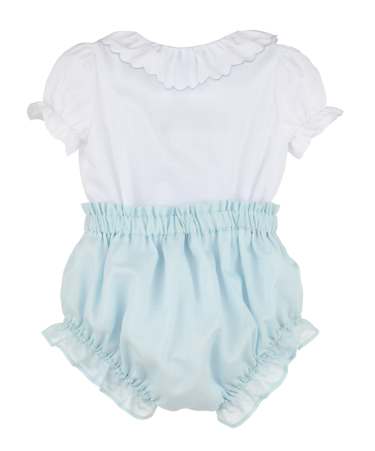 Casero & Associates Casero & Associates Classical Diamond Smock Set, Blue - Little Miss Muffin Children & Home