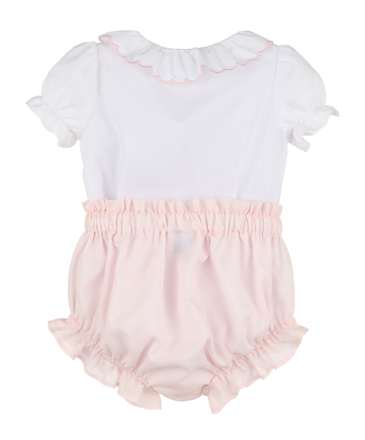 Casero & Associates Casero & Associates Classical Diamond Smock Set, Pink - Little Miss Muffin Children & Home