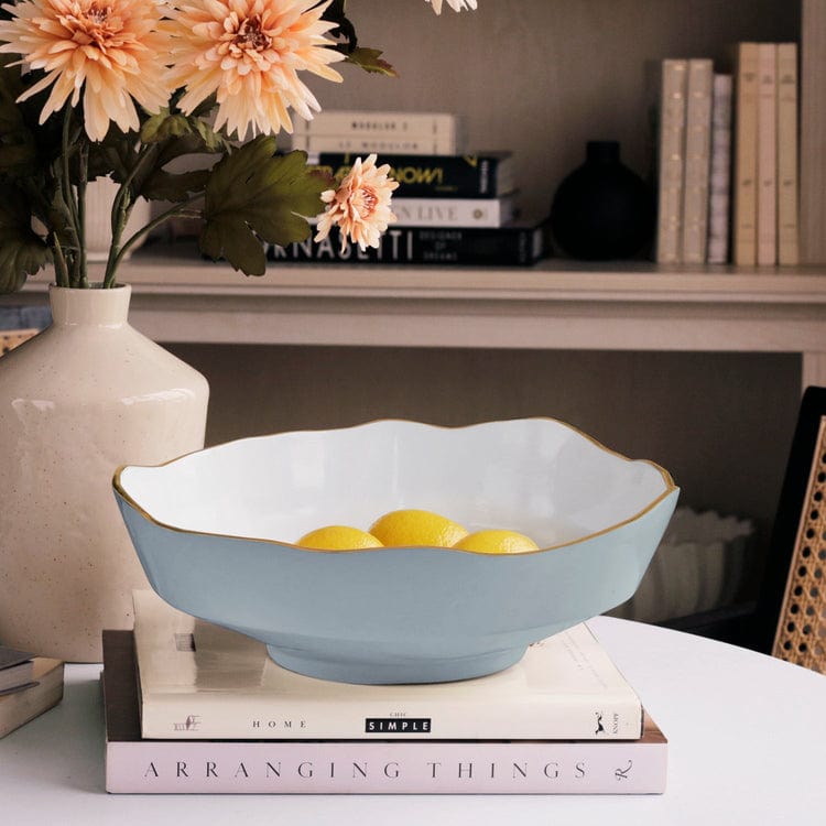 Beatriz Ball Encanto Dakota Medium Bowl, Slate & White - Little Miss Muffin Children & Home