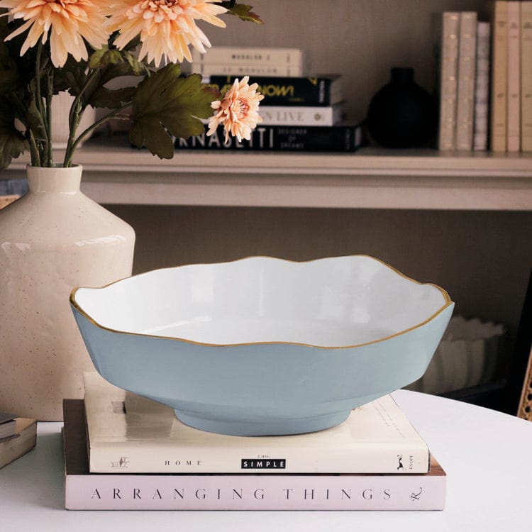 Beatriz Ball Encanto Dakota Medium Bowl, Slate & White - Little Miss Muffin Children & Home
