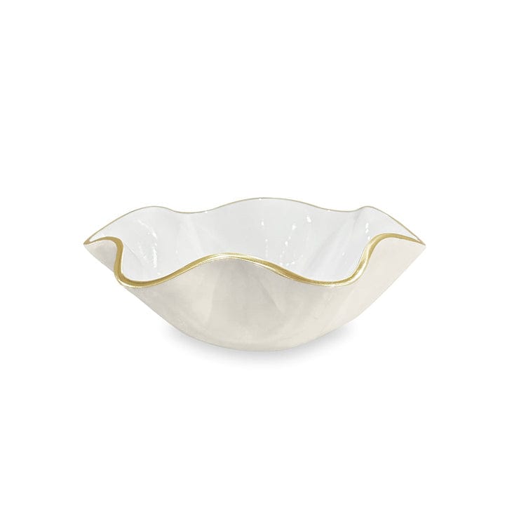 Beatriz Ball Encanto Carola Small Round Bowl, Cream & White - Little Miss Muffin Children & Home