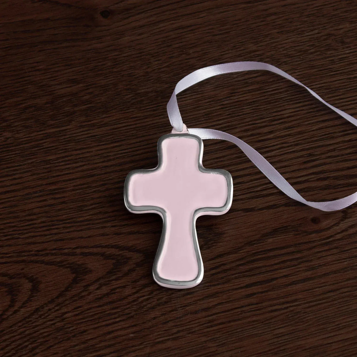 Encanto Athens Cross Ornament in Camellia