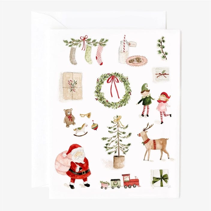 Emily Lex Studio Emily Lex Studio Santa's Workshop Notecards - Little Miss Muffin Children & Home