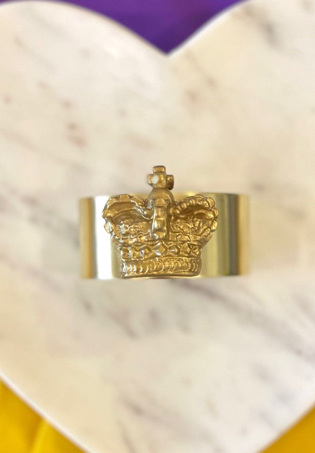 Carol Cassisa Carol Cassisa Nouvelle Couronne Medium Wide Brass Cuff - Little Miss Muffin Children & Home