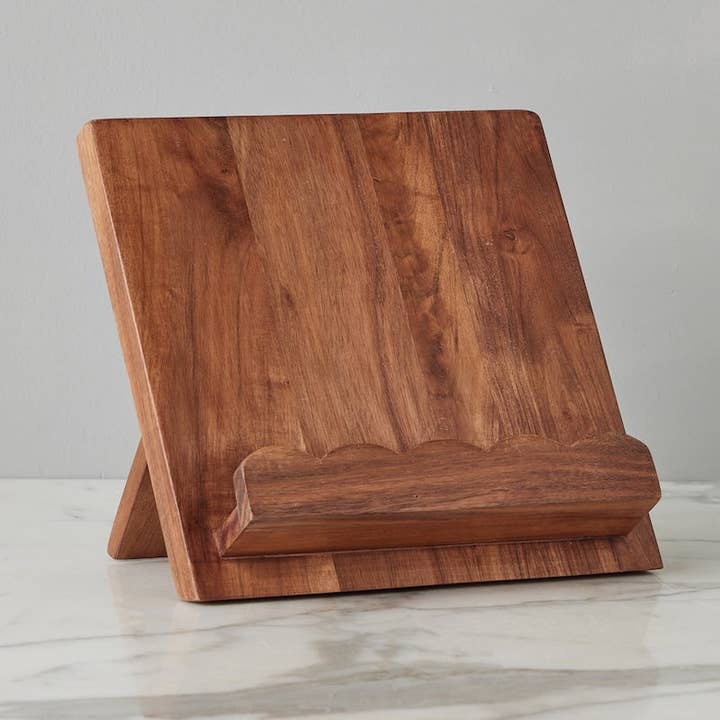 wooder table top book holder