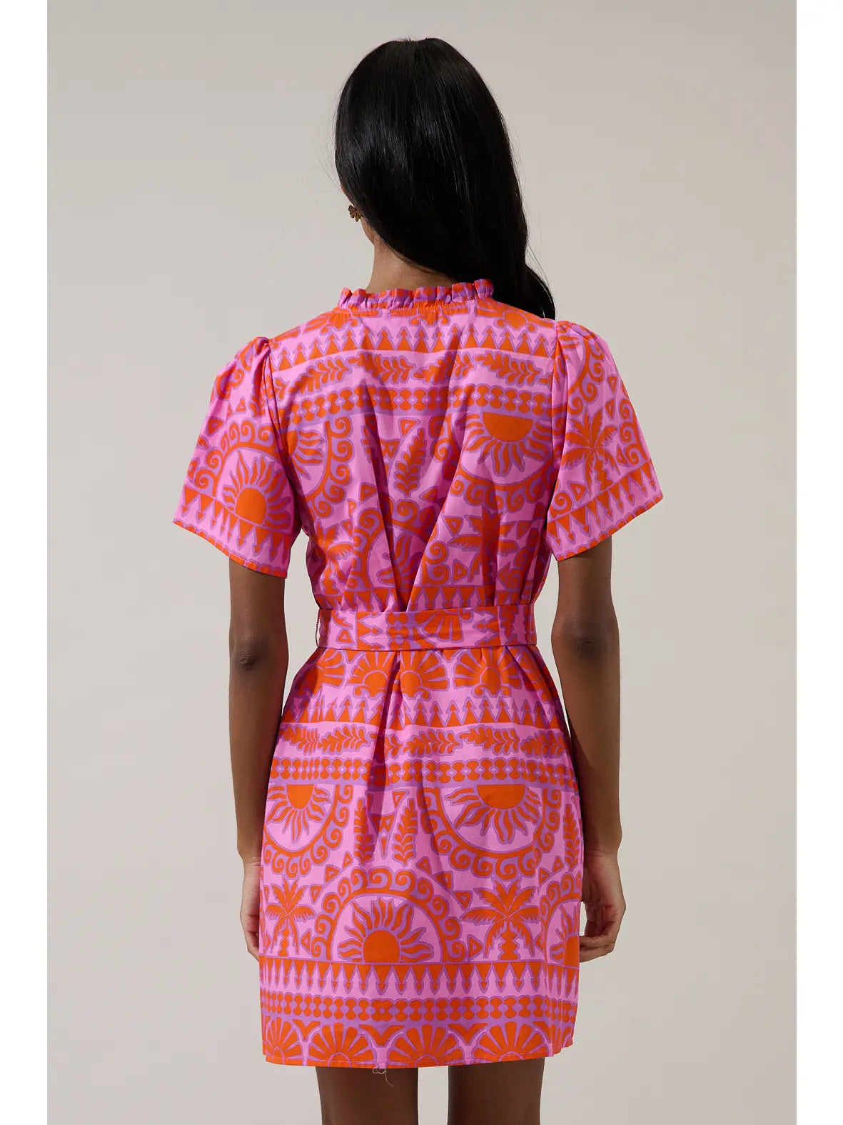 Tarie Tropical Ema Shift Mini Dress