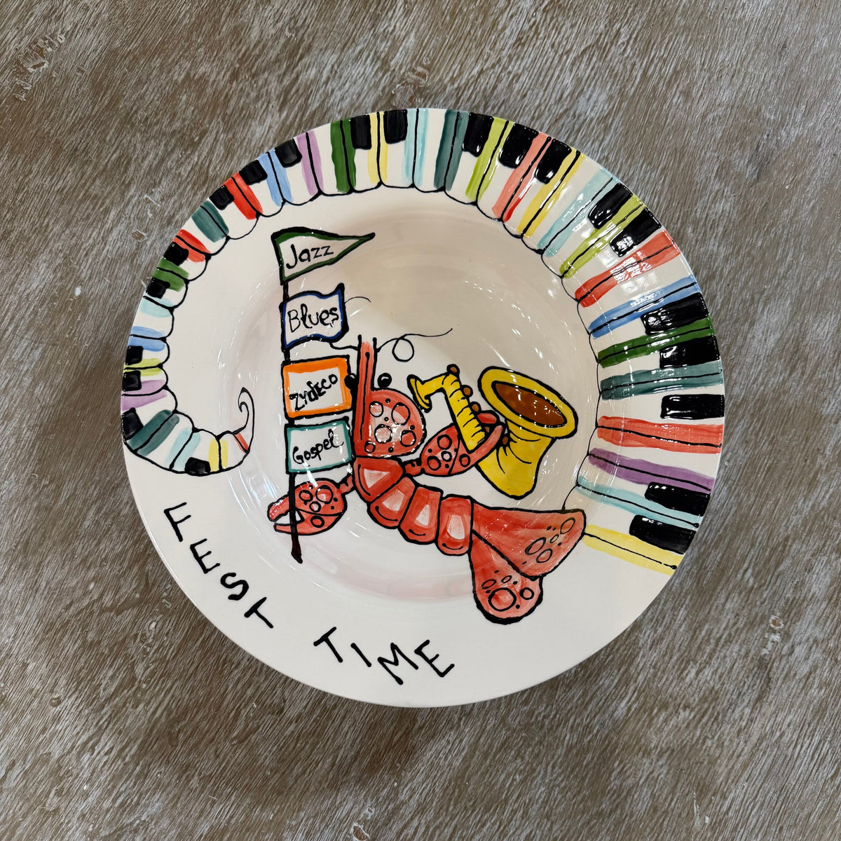 Jazz Fest Small Round Bowl