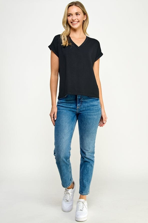 Ellison Ellison V-Neck Tee - Little Miss Muffin Children & Home