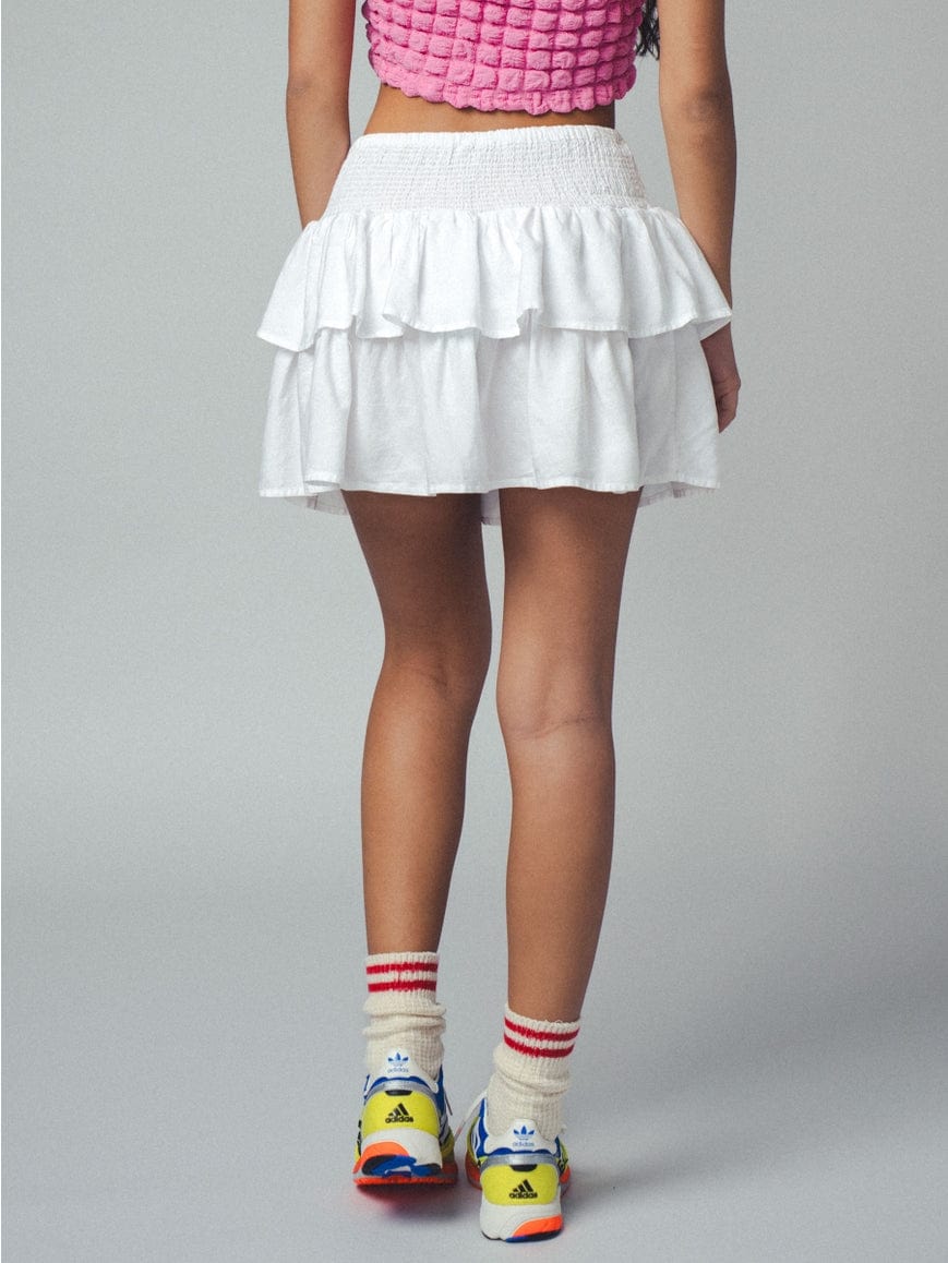 Urban Daizy Urban Daizy Tiered Ruffle Smocked Waist Skirt - Little Miss Muffin Children & Home