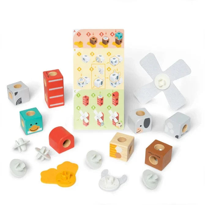 Melissa & Doug Melissa & Doug Blockables Farm Friends - Little Miss Muffin Children & Home