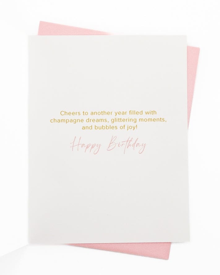 Lavender Vines 'Bon Anniversaire' Cheers Birthday Greeting Card - Little Miss Muffin Children & Home