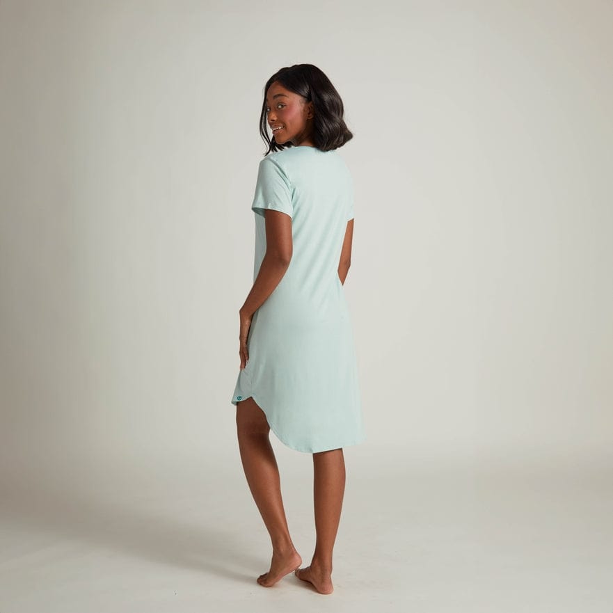 Faceplant Dreams Faceplant Bamboo® Claire Nightgown in Aqua Mist - Little Miss Muffin Children & Home