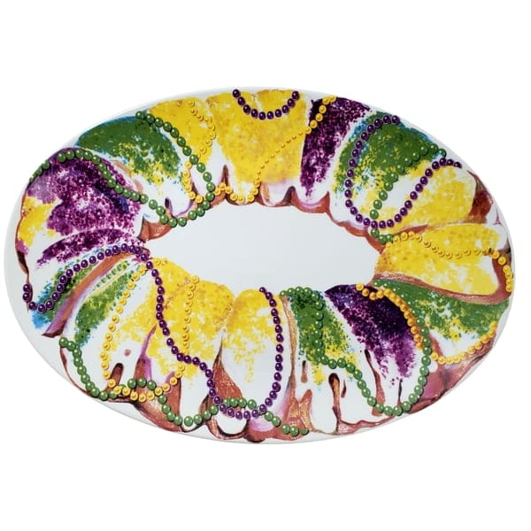 Oval 16" King Cake Platter