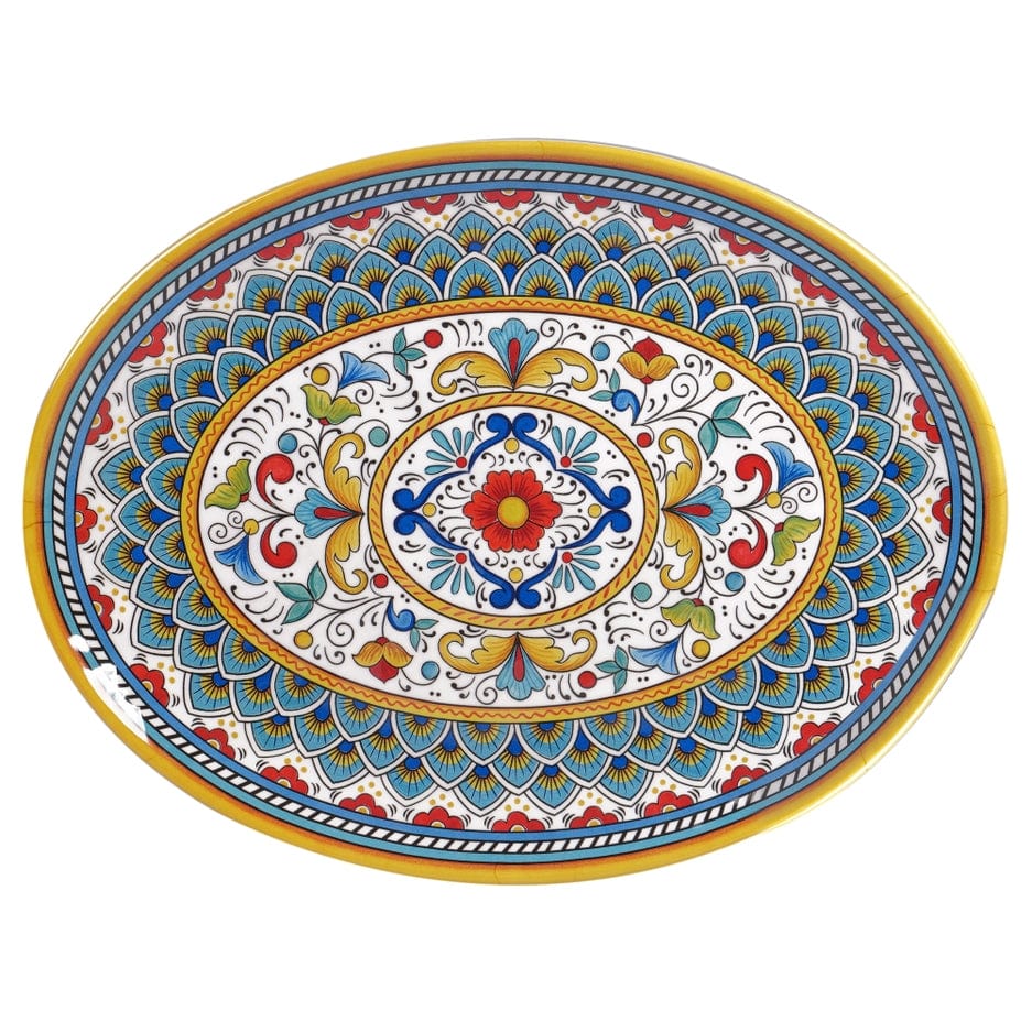 Certified International Certified International Portofino Melamine Oval Platter 18x13.5 - Little Miss Muffin Children & Home