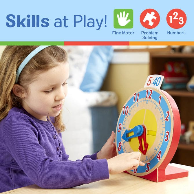 Melissa & Doug Melissa & Doug Turn & Tell Clock - Little Miss Muffin Children & Home